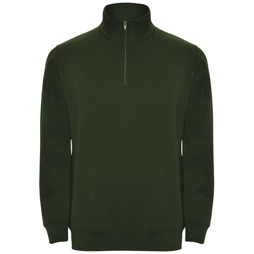 Pull zippé promotionnel unisexe 280gr Aneto ROLY Vert bouteille